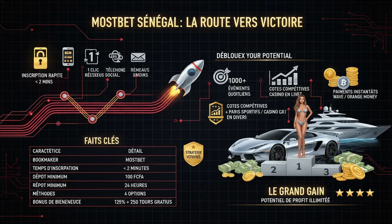 inscription sur Mostbet